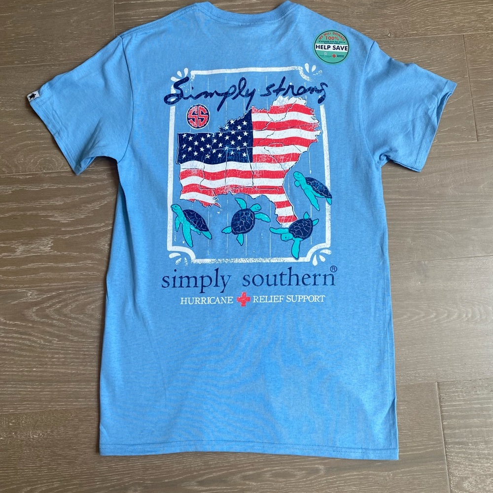 NWT Simply Southern Shirt, Adult Small
